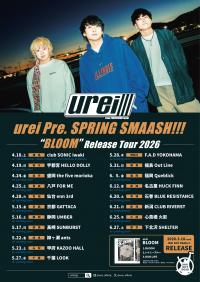 urei SPRING SMAASH!!! "BLOOM" Release Tour 2026